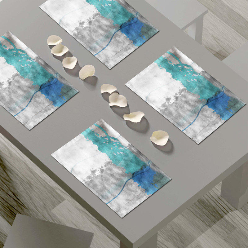 Napperon abstrait en polyester