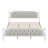 Upholstered Platform Bed with Headboard-367493765-367870348