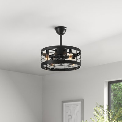 Pecor 18" Ceiling Fan with Light Kit and the Remote Included