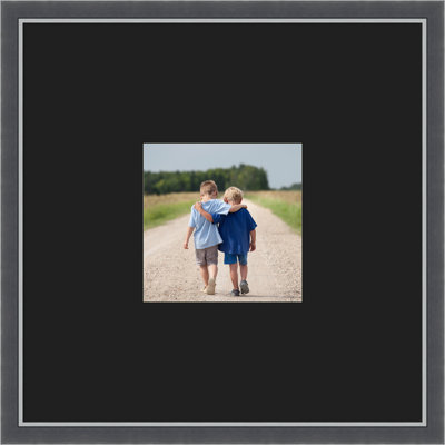 Eva Black Silver Thin Picture Frame