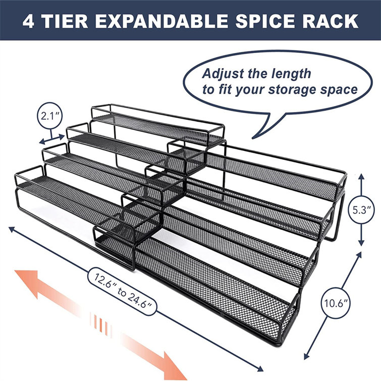 Darcus Stainless Steel Spice Rack