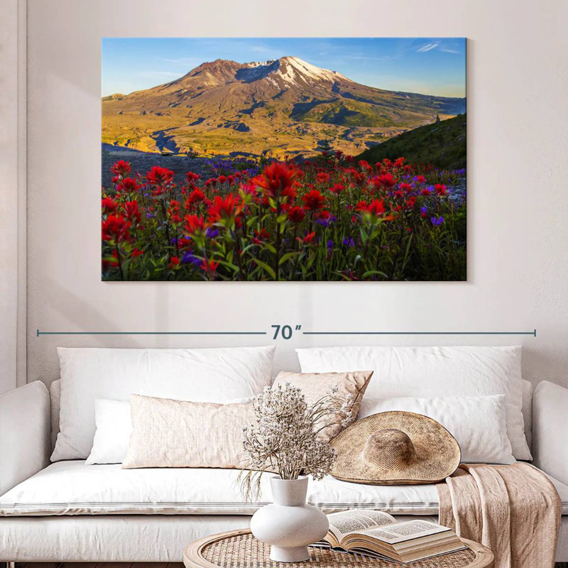 Alvord Mt. St. Helens du point de vue de Loowit, H 34 po x l 51 po