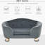 Lit miniature pour chien - gris, coussin lavable, amovible. Comfy For Dogs Cat