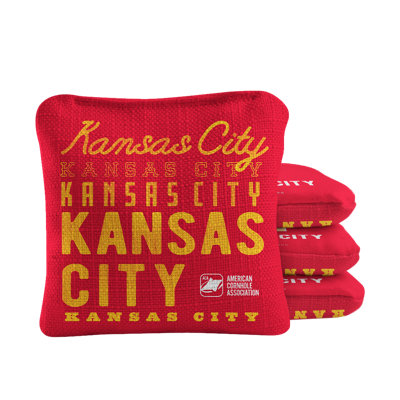 Sacs de cornhole rétro Gameday Synergy de Kansas City Football