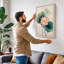 Lotus in Bloom Botanical - Wrapped Canvas-800593160-800593152