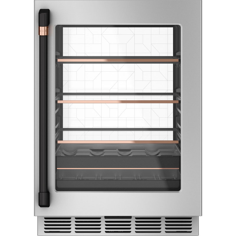 Undercounter Refrigerator Bar Pull, Flat Black