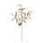  Multi Beige Green Faux Floral Stem – 36" Tall Botanical Accent, Set of 6