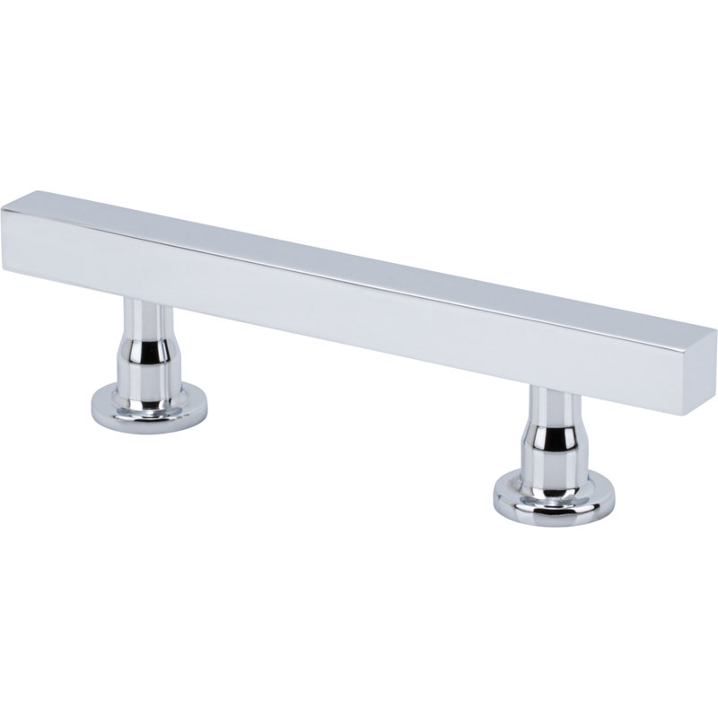 Dante Bar Pull, Polished Chrome, 3 3/4"