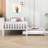 Twin Size Platform Bed Frame with Trundle-1740958626