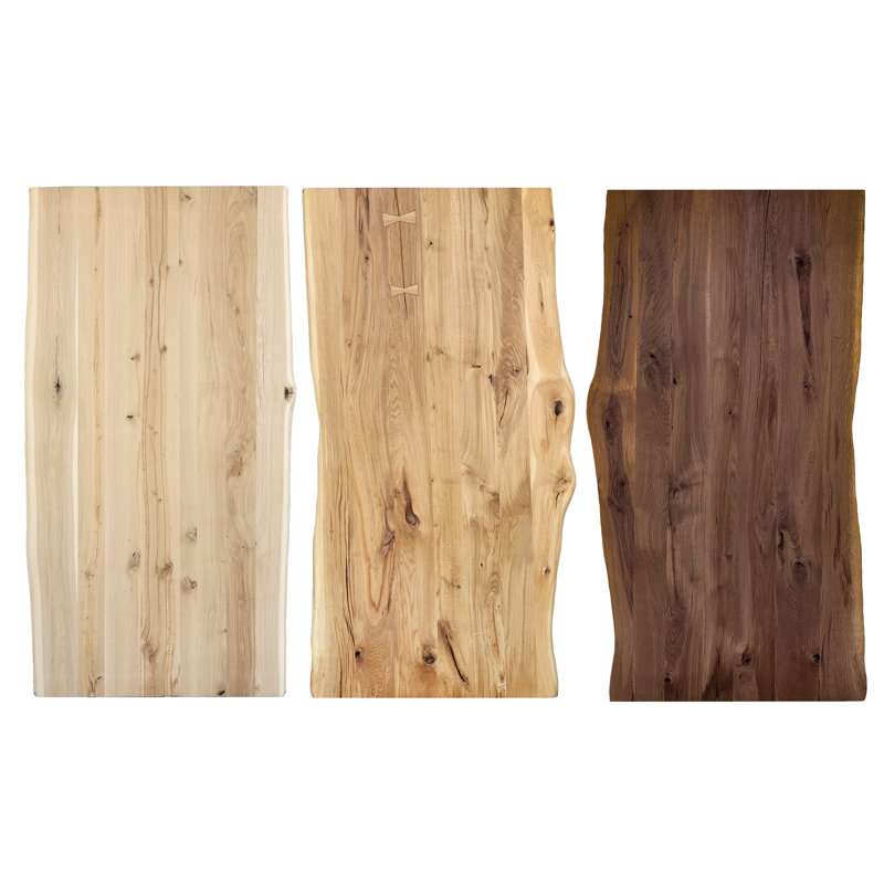 Yayla Solid Oak Barn Door, 210cm H x 100cm W x 3.5cm D, Unfinished