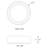 Bodine 1 - Light Unique/Statement Drum LED Flush Mount-965040433