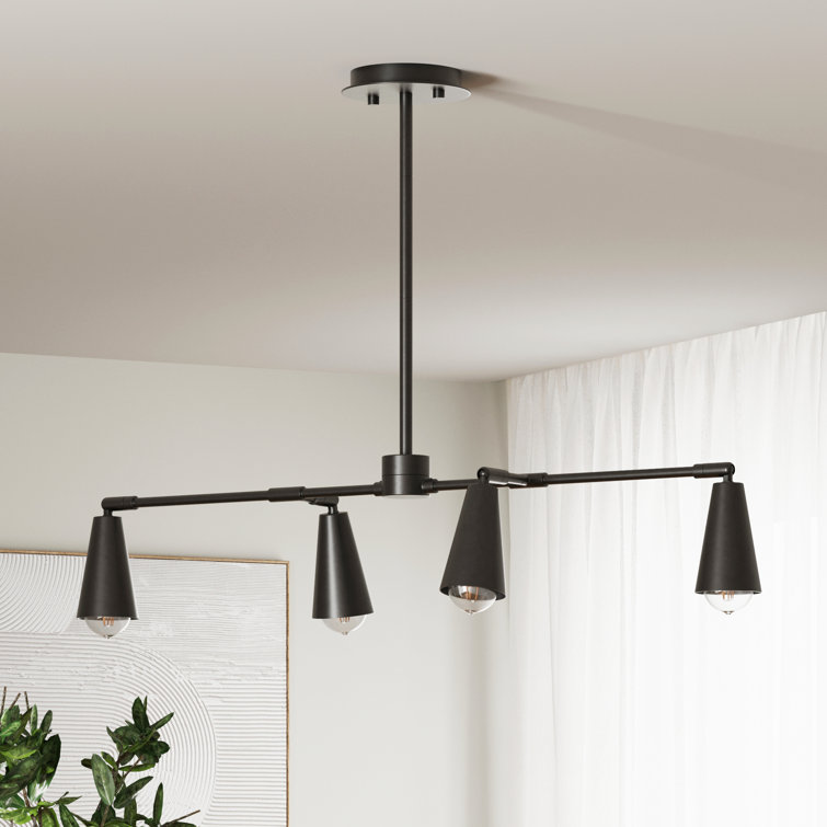 39'' 4 -Light Fixed Track Track Kit with Dimmable