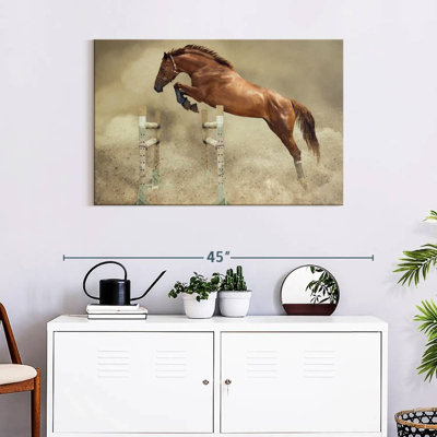 Powerful Jumping Horse