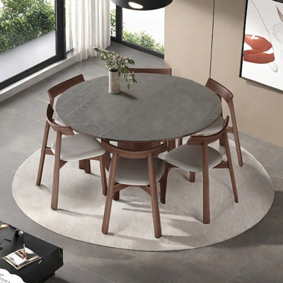 Sintered stone creative dining table set