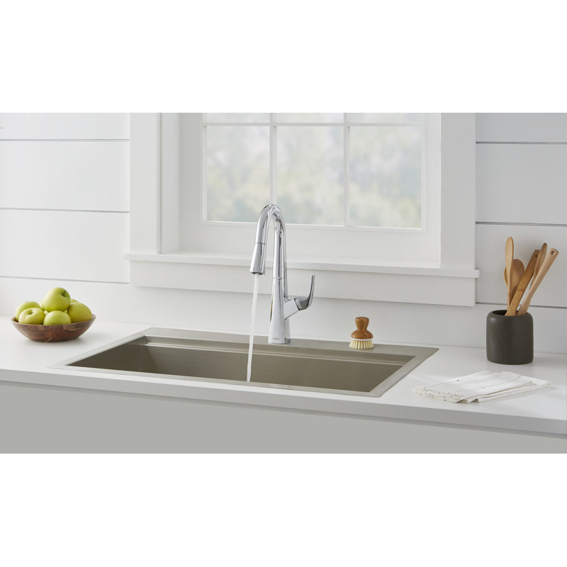 Gerber Vaughn Pull Down Prep Faucet, Chrome
