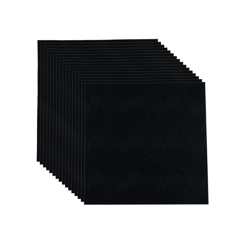 Ensemble de 16 tapis unis antiadhésifs 16 x 16