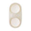 Glaze 2 - Light Flush Mounted Sconce