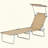 Outdoor Lounge Chair, Adjustable Folding Chaise Lounge, Tanning Chair With Sun Shade For Beach, Camping, Hiking, Backyard