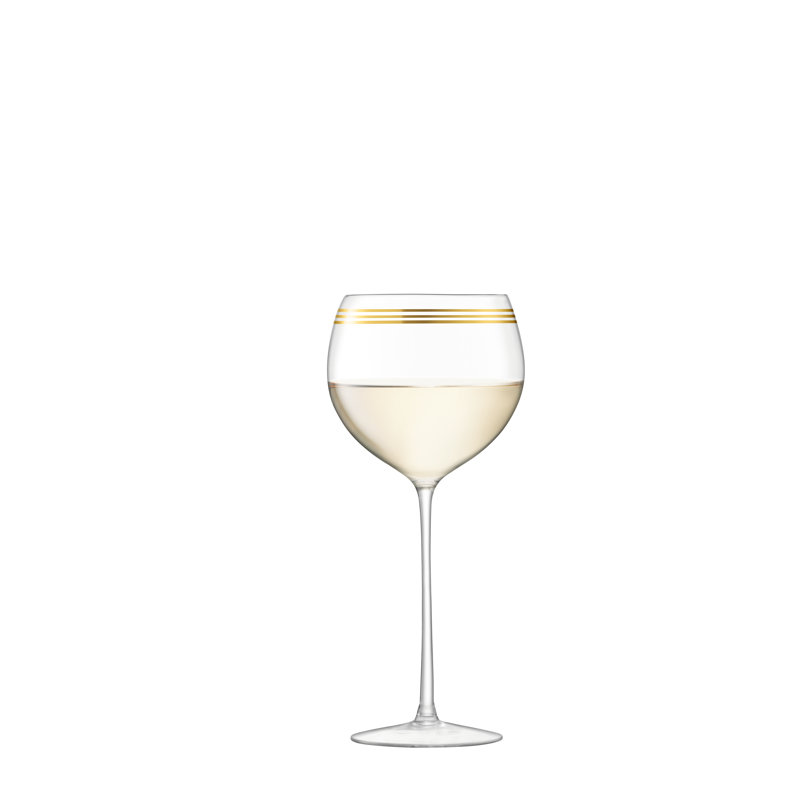 Deco Glass Wine Glass