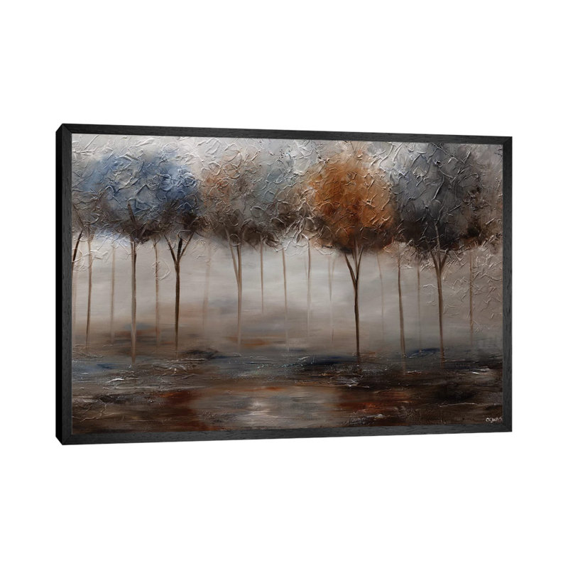 The Silver Pond by Osnat Tzadok - Print on Canvas, Black Framed, 101.6 cm H x 66.04 cm W