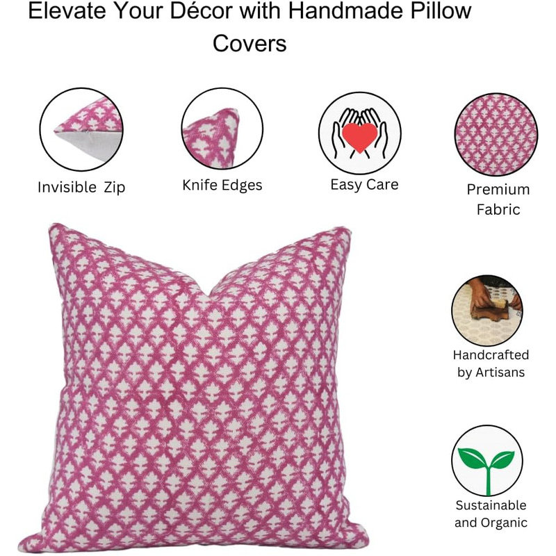 Linen Pillow Cover, 14" x 14", Square, Green