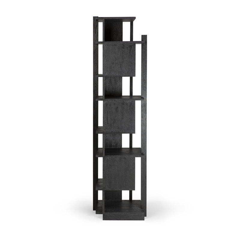 Solid Wood Corner Bookcase