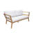 Bodie Acacia Patio Loveseat