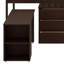 Lit mezzanine à profil bas pour bureau avec bureau mobile-73469962