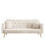 Canapé-lit pliant en velours 71,2 po Linndale-593549551