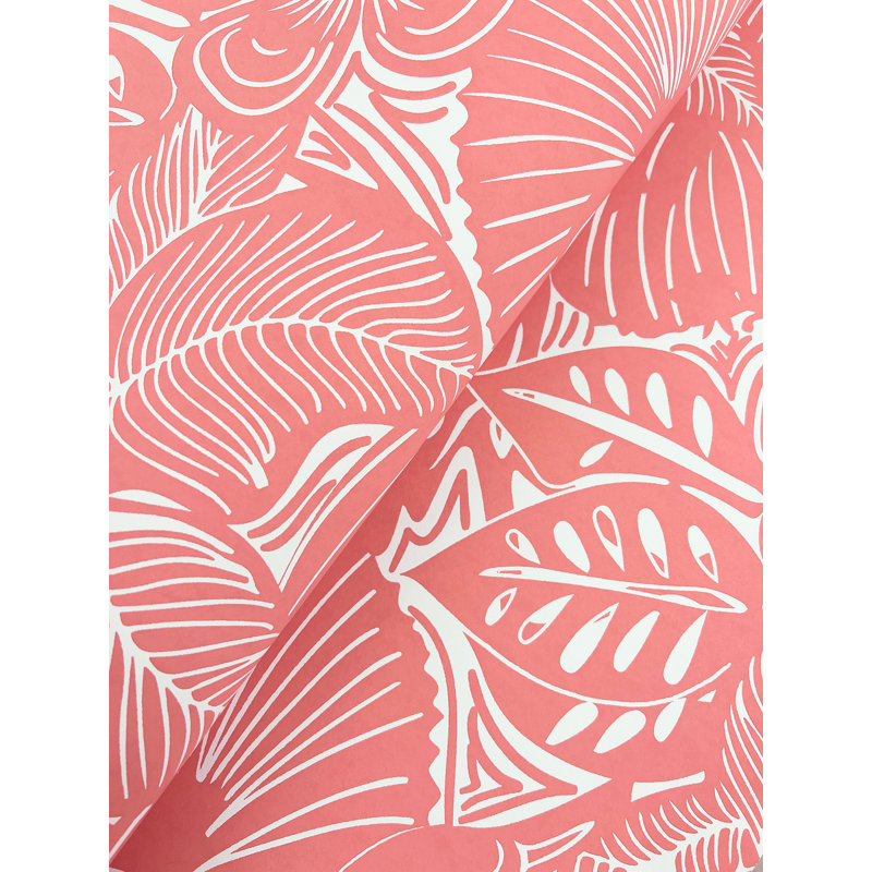 Papier peint floral Idalia, Rose