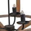 Lustre tambour en bois 3 lumières