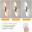 Black 100cm Modern LED Wall Light Black