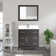 Valor 36'' Single Bathroom Vanity with Engineered Marble Top with Mirror