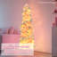 Arbre de Noël enneigé 6 pi avec lumières DEL, arbres de Noël minces faciles à installer