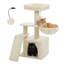 Petit arbre à chat pour chats d'intérieur, mignonne tour de chat de 32 po avec rampe à griffes en sisal, hamac douillet et perchoir de lit amovible pour chatons-683567678