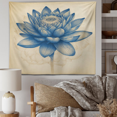 Tapisserie en polyester avec punaises