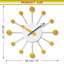 Horloge murale 15 po Hailie-1794539328