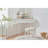 Modern Corner Makeup Vanity Desk With Large Storage, LED Mirror & Stool, Brightness Adjustable, Space-Saving For Small Places, White