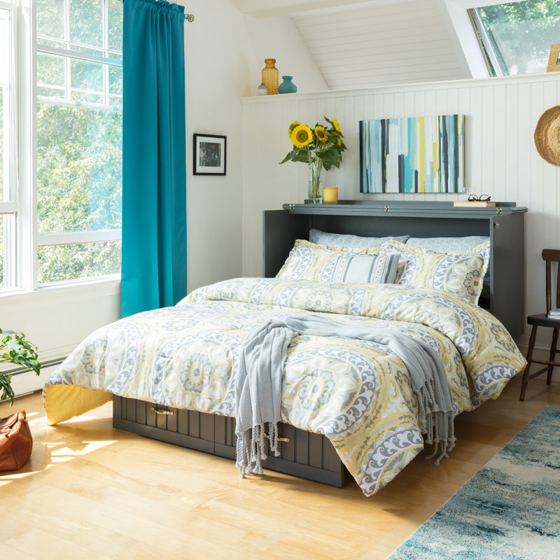 Ensemble d'édredon de neuf articles avec draps en coton Estrin, Édredon très grand lit californien + 8 pièces s, Pes