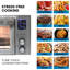 Kenmore 25 Qt. 11 in 1 Digital Air Fryer Convection Toaster Oven Rotisserie