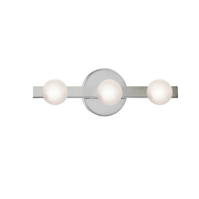 Éclairage pour salle de bain 3 lumières Raleigh