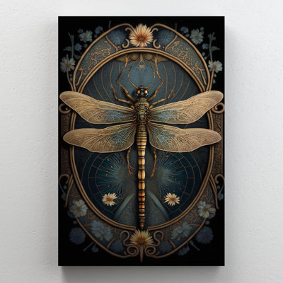 " Daisies And Dragonfly "