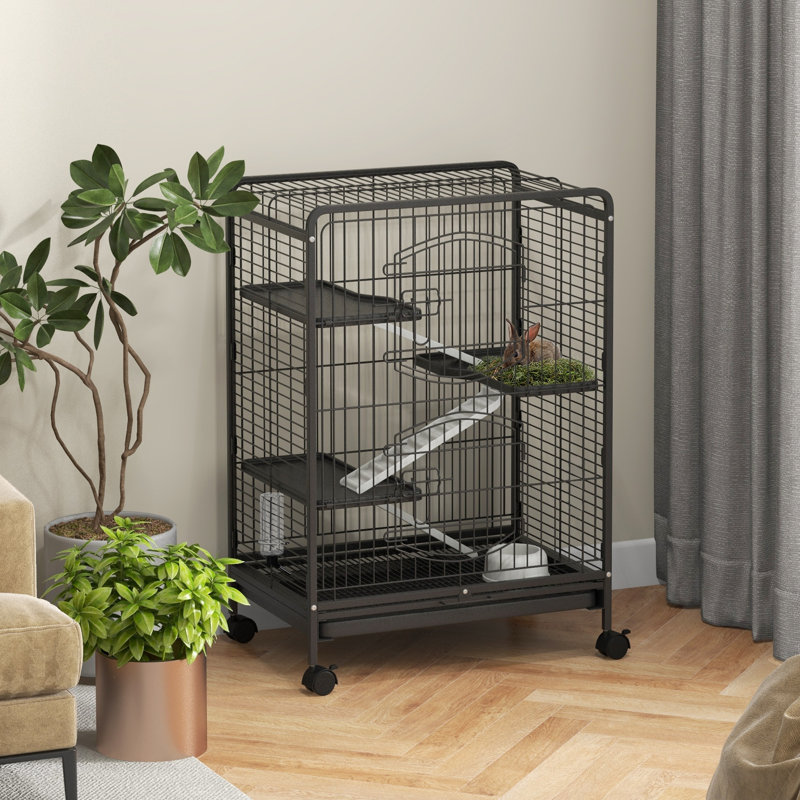 Weather Resistant Cage with Ramp