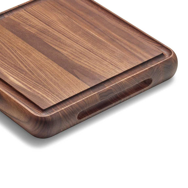 Caraway 12" Prep & Serve Butcher Block, 12 Inch, Walnut