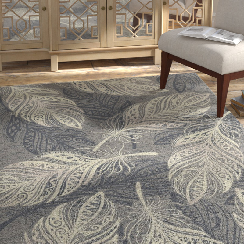Tapis gris Orin, Rectangle 7 pi 10 po x 9 pi 10 po