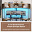 Bureau triangulaire avec huche Athelia-96917416