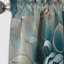 Bleu, blanc Dahlia Flowers I - Rideau floral occultant en velours Dahlia - 1 panneau-107824597