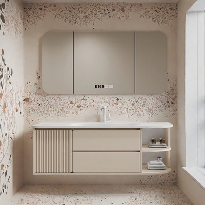 Light luxury and simple style bathroom cabinet