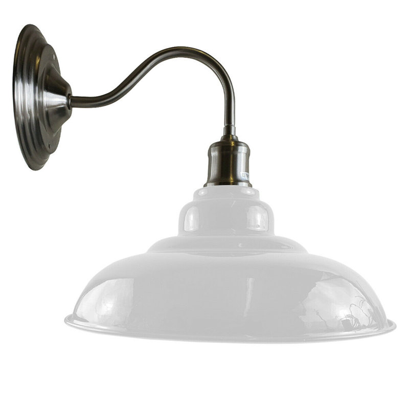 Pateros Armed Sconce, White