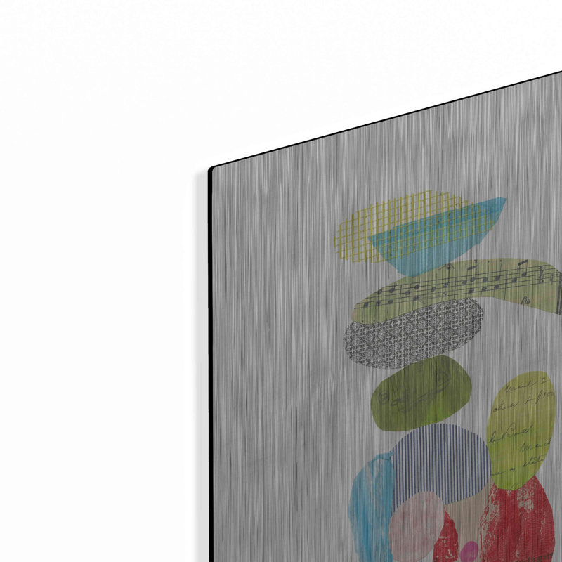 Orren Ellis «Whimsy III» par Courtney Prahl, art mural en métal, H 24 po x l 16 po